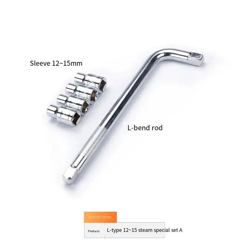 Multi-functional T-type hexagonal socket wrench tool socket spanner set Car hexagonal tyre tool set from PriceLows™