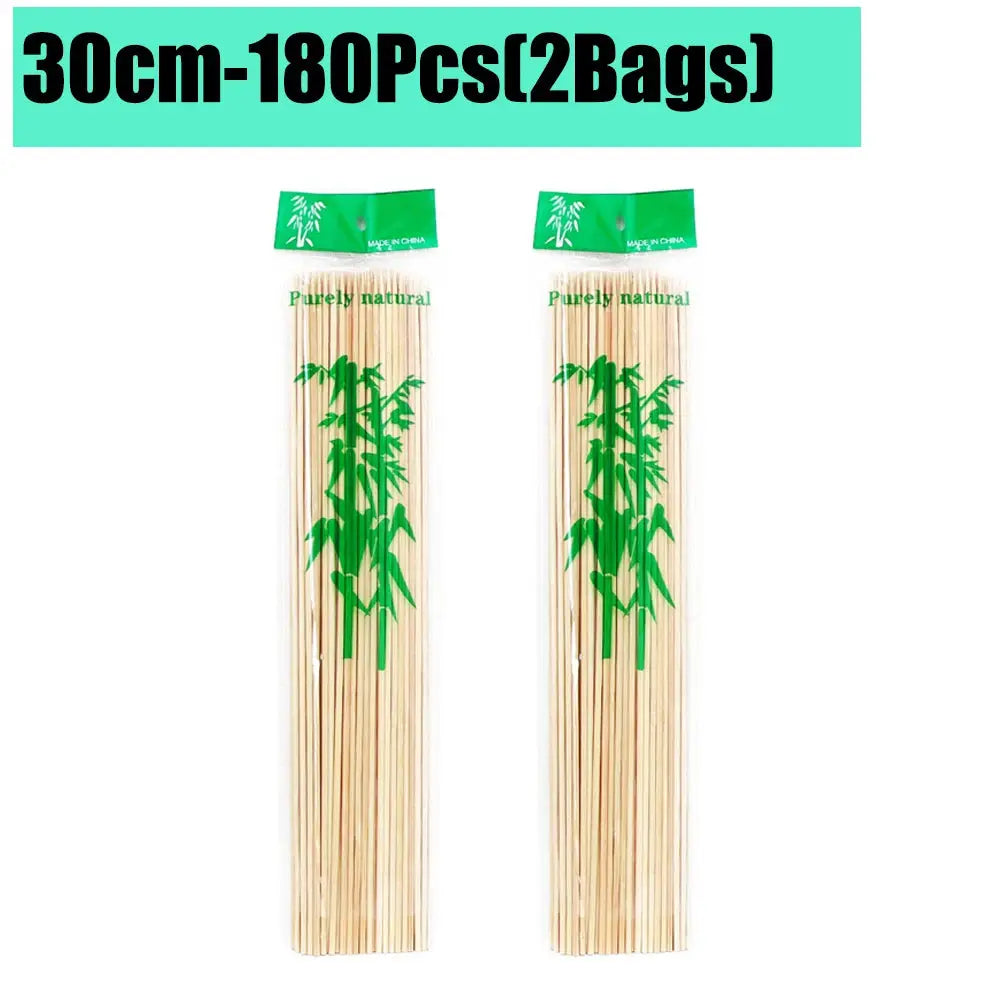 Bamboo Skewers | Natural Color | 15/20/25/30cm | 80-90 Pcs Pack