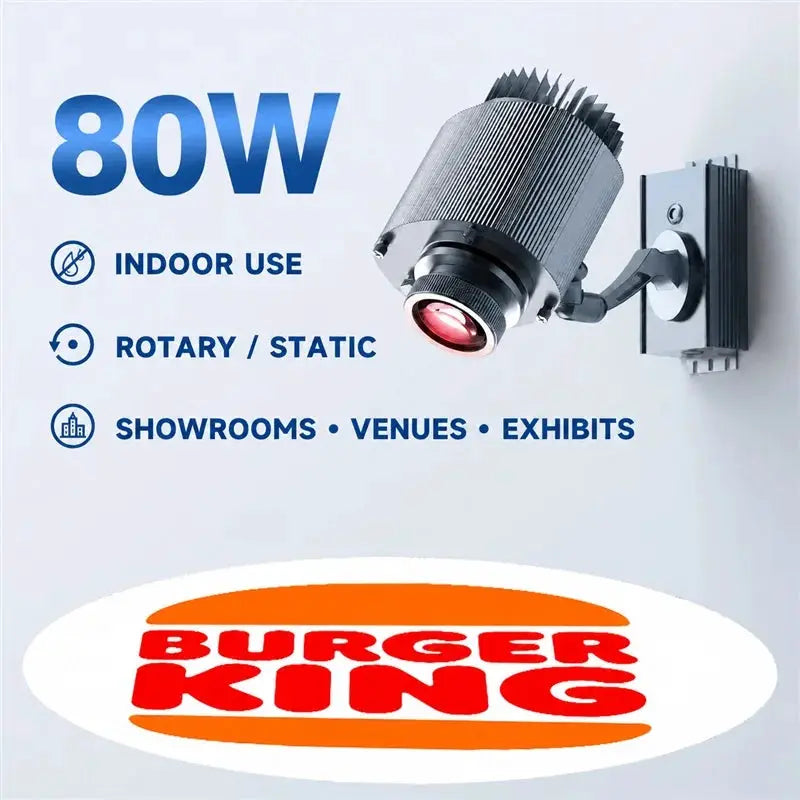 LED Image Projector | IP67 Waterproof | Custom Gobo Logo | HD Projection