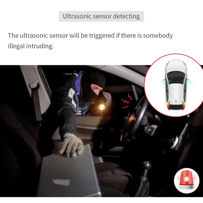 EASYGUARD Two Way Car Alarm Keyless Entry System Remote Starter Lcd Pager Display Vibration Alarm Microwave Sensor Warning 2 Way from PriceLows™