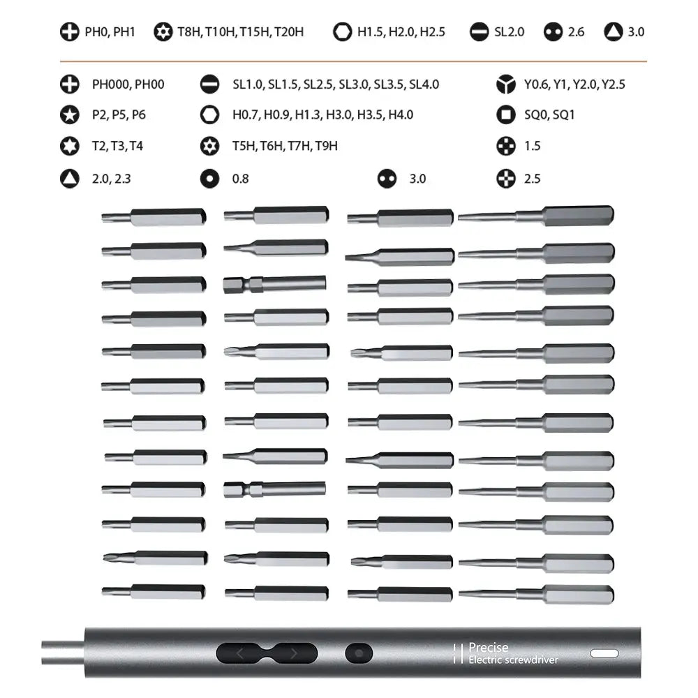 28/62/120 in 1 Electric Screwdriver Precision Set Power Tool Rechargeable Magnetic Small Bit for Xiaomi Mobile Cell Phone Repair from PriceLows™