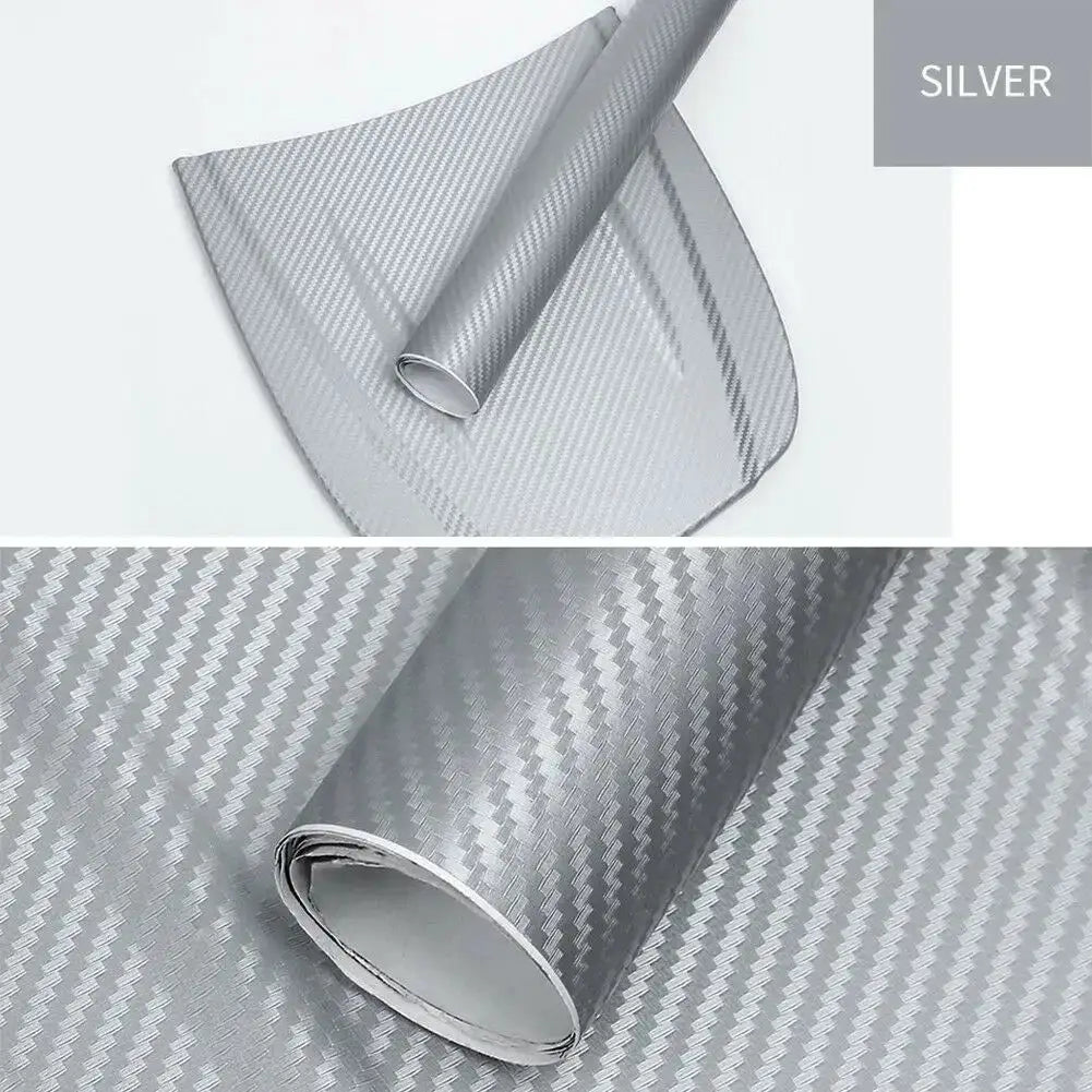 30x127cm Car 3D Carbon Fiber Roll Film Stickers DIY Vinyl Film Auto Interior Styling Carbon Fiber Decorative Decals from PriceLows™
