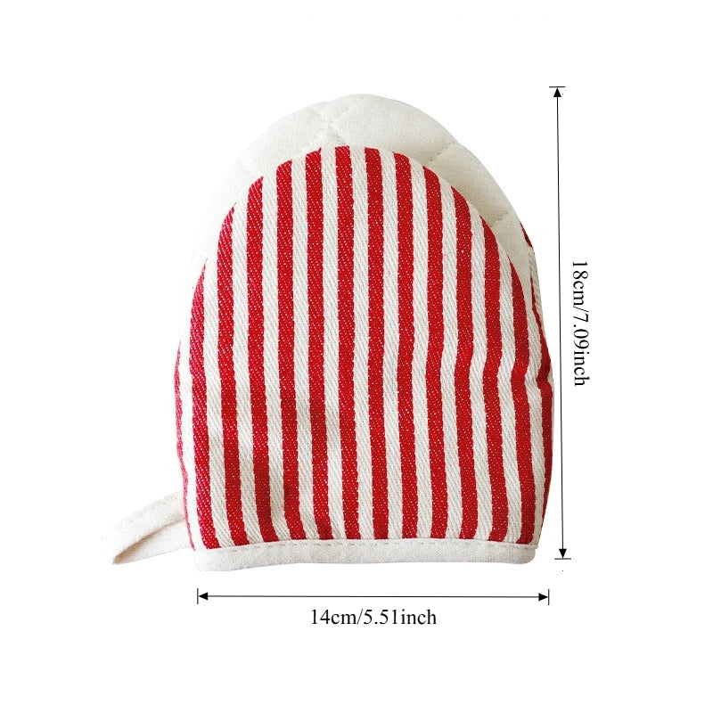 Oven Mitts | Heat Resistant | Striped Pattern | 1 Pc