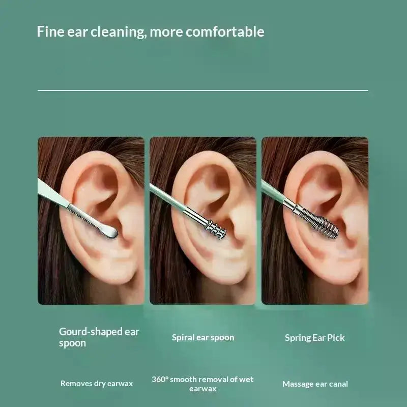 1 Set Earwax Removal Tools Ear Wax Cleaner Pick Digging Artifact Ear Pick Cleaning Ears Remover For Clean Your Kit Gadgets from PriceLows™
