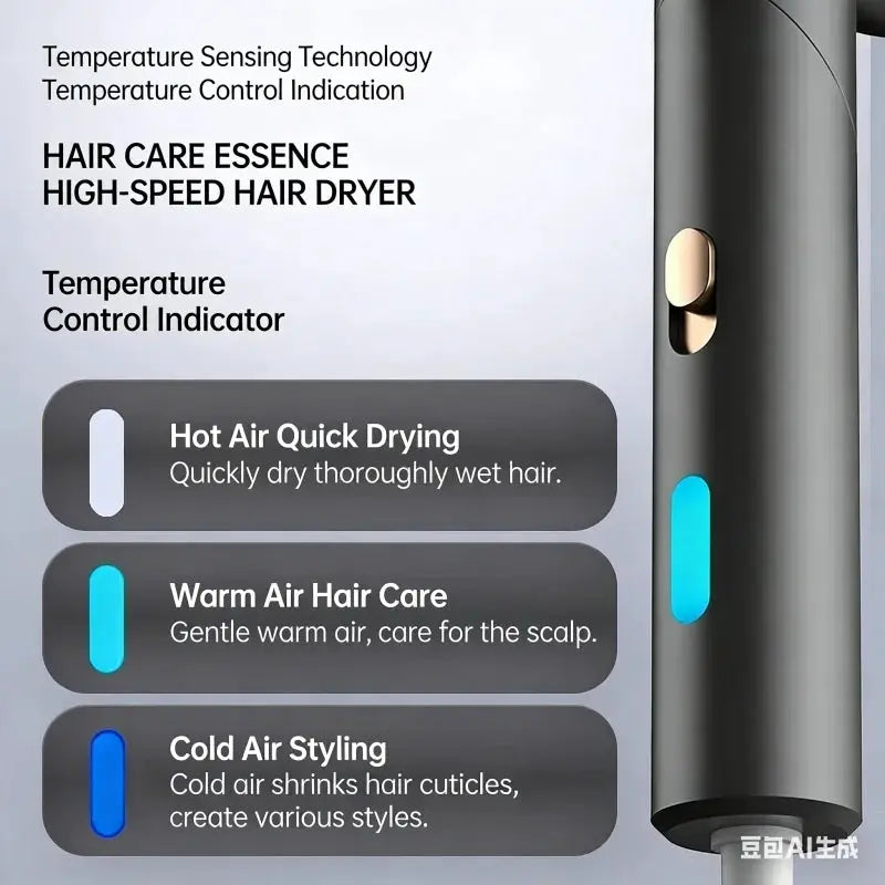 Foldable Hair Dryer | 2400W Power | Infrared Heat | Hot And Cold Air