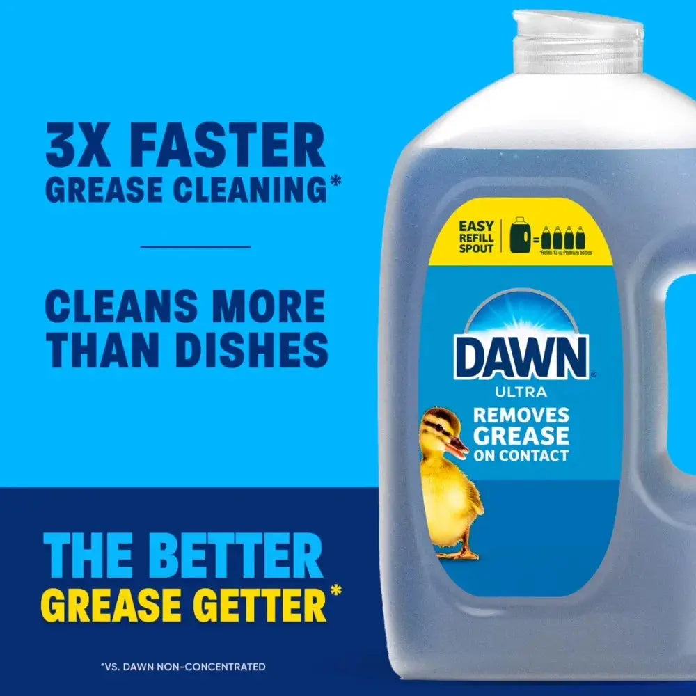 Dishwashing Soap Refill | 67 Fl Oz | Heavy Grease Removal | Original Scent