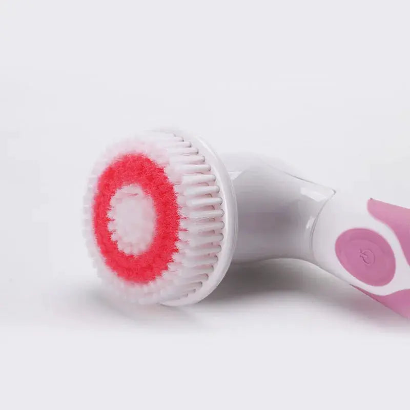 Electric Bath Brush | Back-Rubbing | Long Handle | Spinning Shower Brush Set