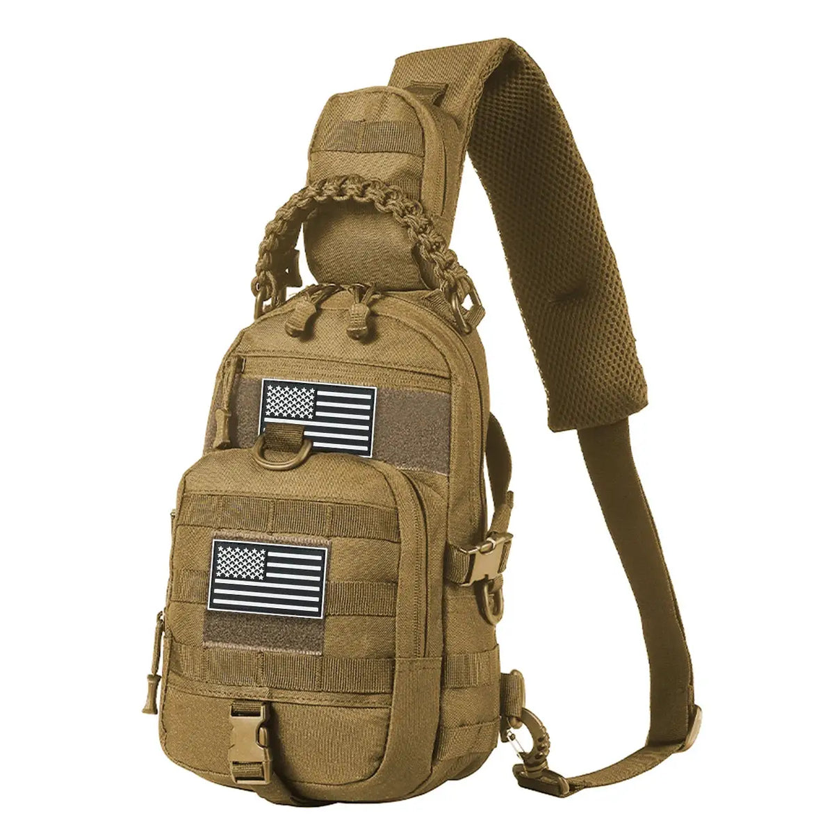 Crossbody Chest Bag | Molle Expandable | Polyester | Adjustable Fit