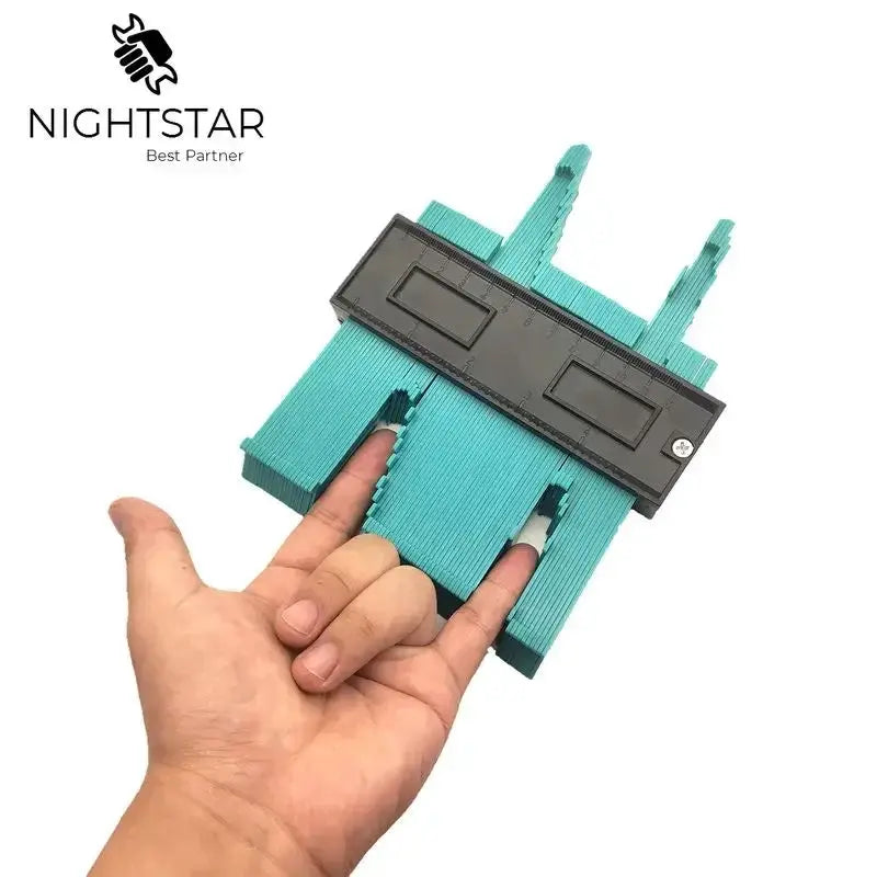 120mm Widened Contour Copy Duplicator Fine Tooth Profile Gauge Duplicator Circular Frame Profile Tool Angle Meter Color Random from PriceLows™