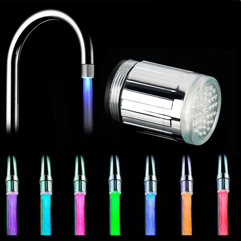 LED Faucet Aerator | Auto Color Change | Water Saving | Battery-Free