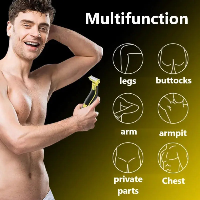 Intimate Hair Shaver | Stainless Steel Blades | 2-Hour Charge Time