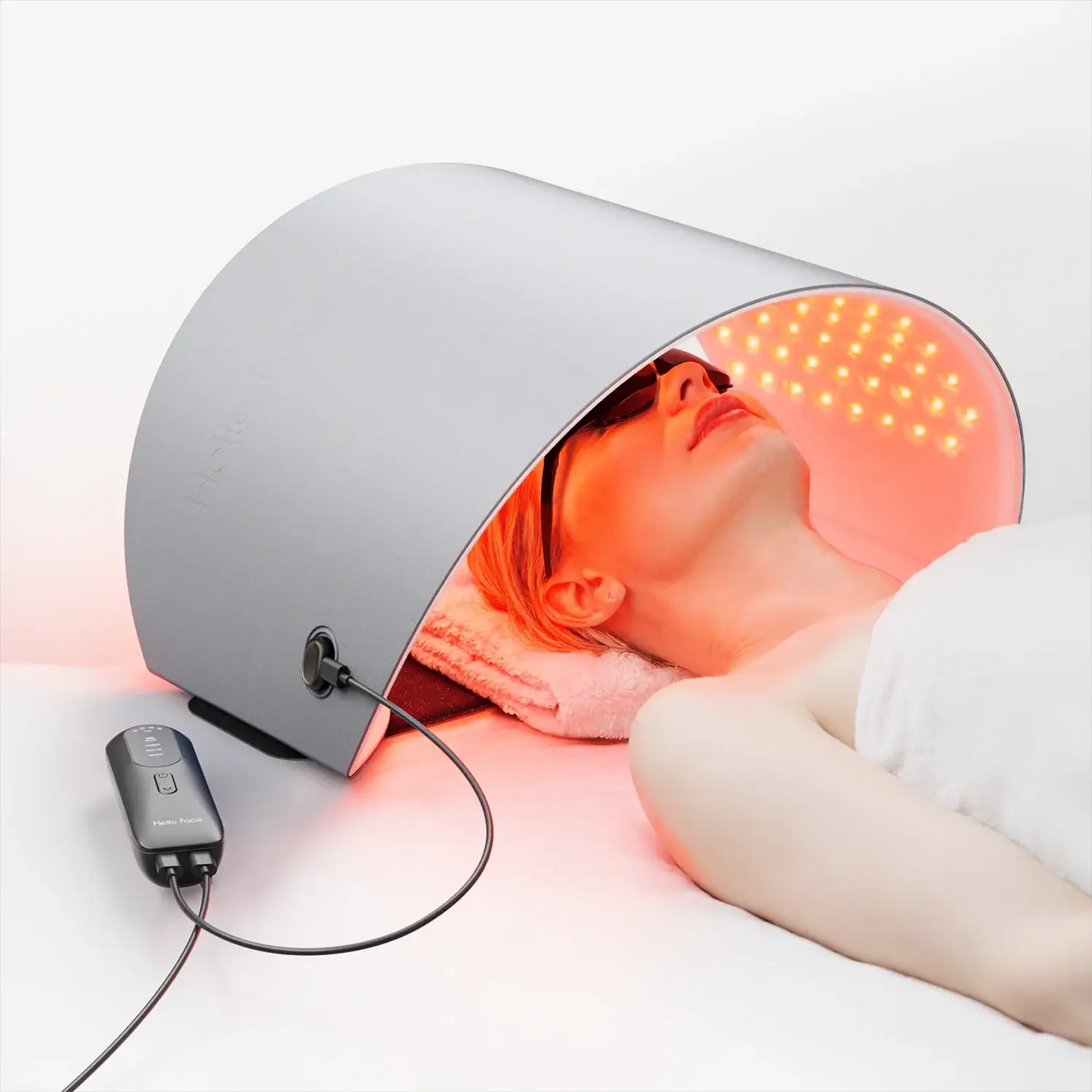 Hello Face L6 LED Light Mask 720pcs 630nm Red Light & 850nm NIR Light Skin-friendly Fabric Body Care Machine from PriceLows™