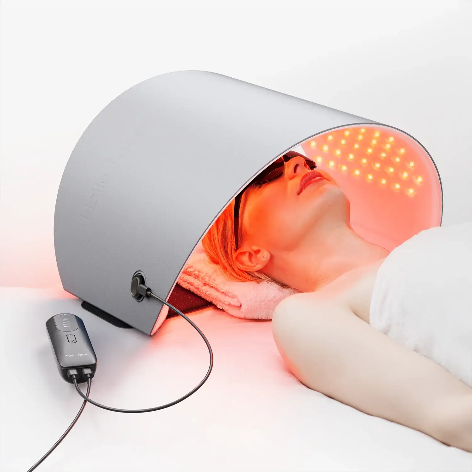 Hello Face L6 LED Light Mask 720pcs 630nm Red Light & 850nm NIR Light Skin-friendly Fabric Body Care Machine from PriceLows™