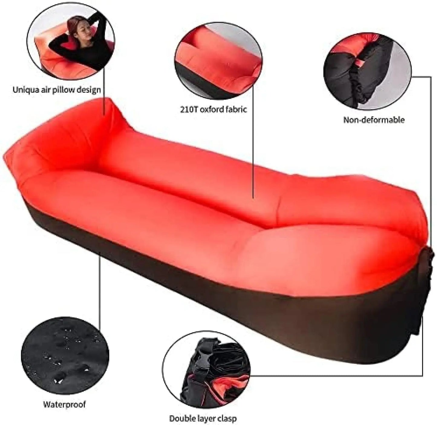 Air Sofa Bed | Size 240x70 cm | Outdoor Waterproof | Beach Sofa