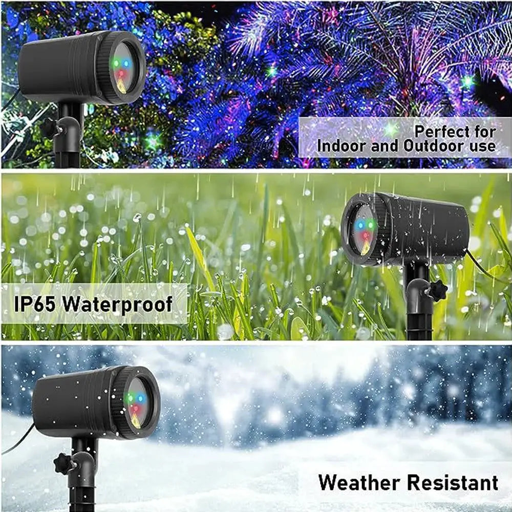 Outdoor Laser Projection Light | IP65 Waterproof | 15-30 Sqm Coverage