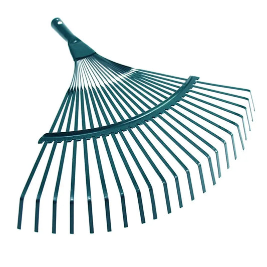 Garden Leaf Rake | Iron Head | 22 Tooth | Single Handle