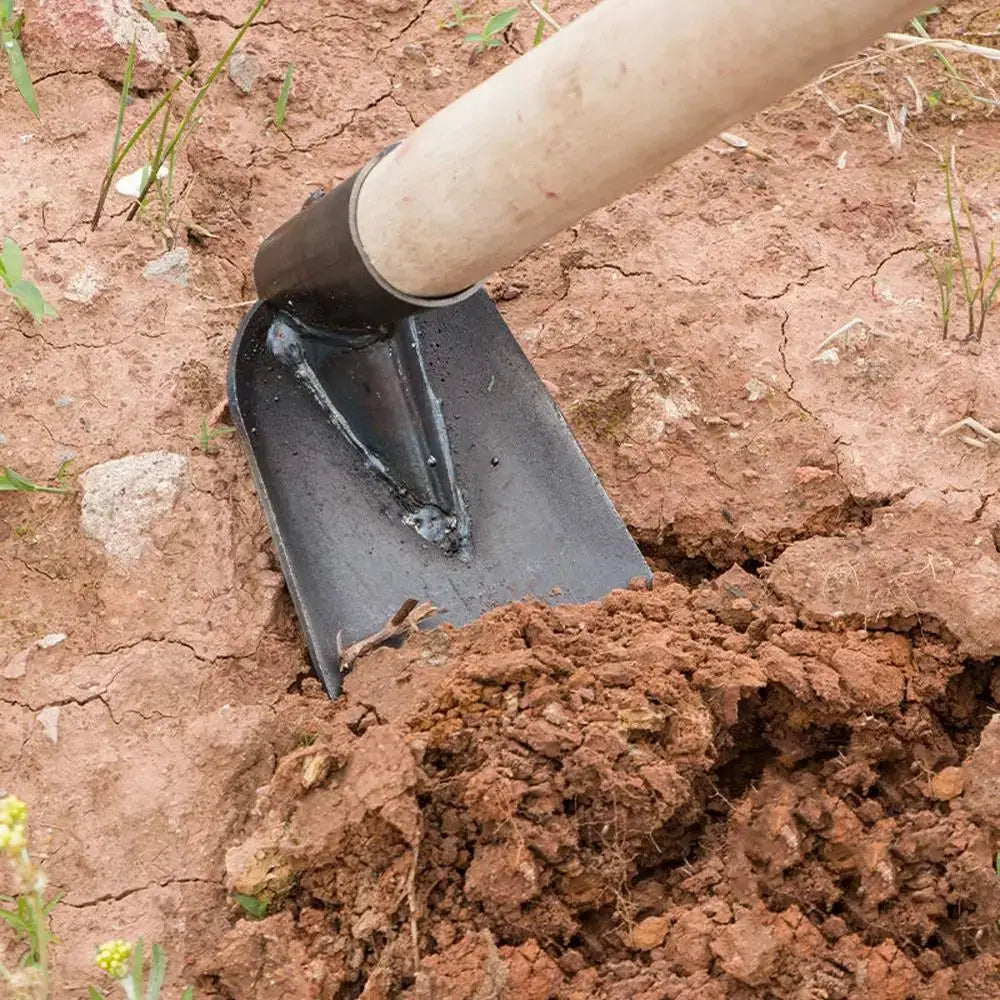 Durable Garden Hoe Household Outdoor Farming Tools Forging Weeding Hoe for Digging Soil Planting Vegetables Flowers from PriceLows™