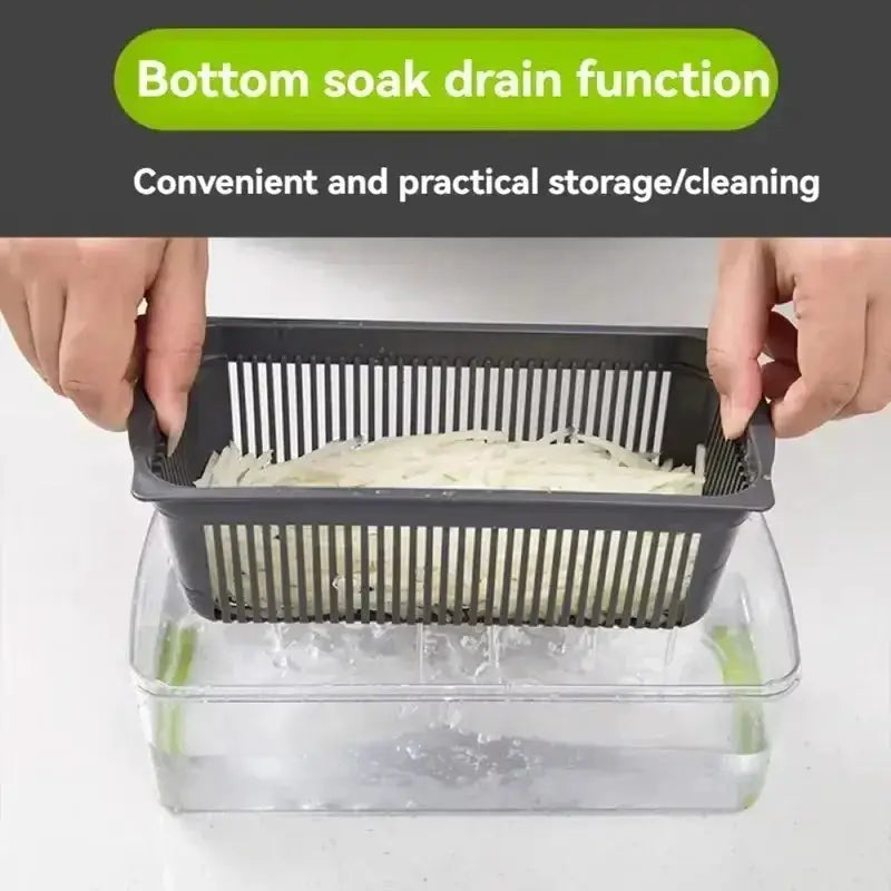 Vegetable Cutter | 5-In-1 Manual | Multi-Blade | Standard Size