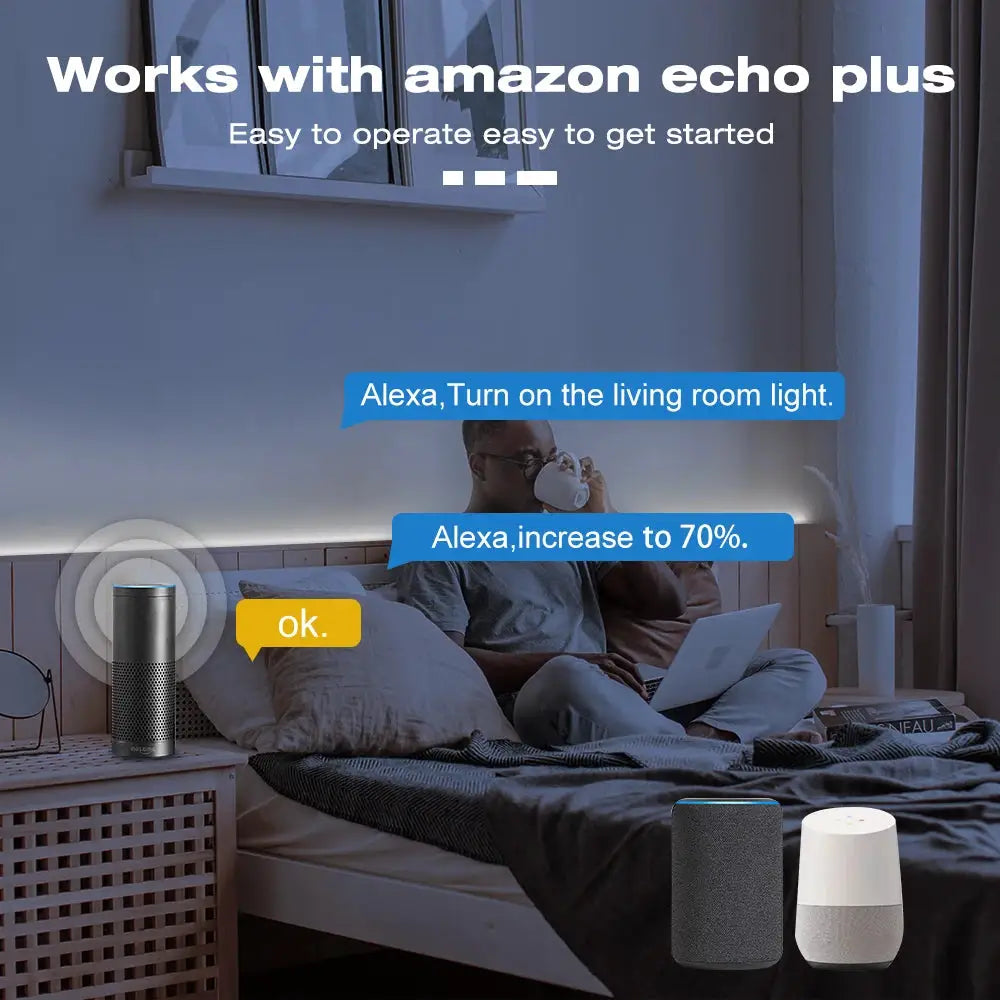 WiFi Smart Mini Led Controller DC 5V 12V 24V RGBW RGBWW RGB+CCT RGB Strip Controller TUYA Smart Life APP Echo Plus Voice Control from PriceLows™