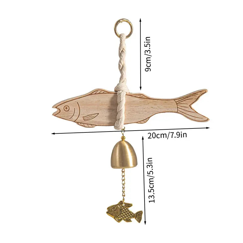 Wooden Door Bell Japanese Wind Chime Door Chime Room Decor Home Front Doorbell Landscape Bell Shopkeeper Remind Bell 풍경 from PriceLows™