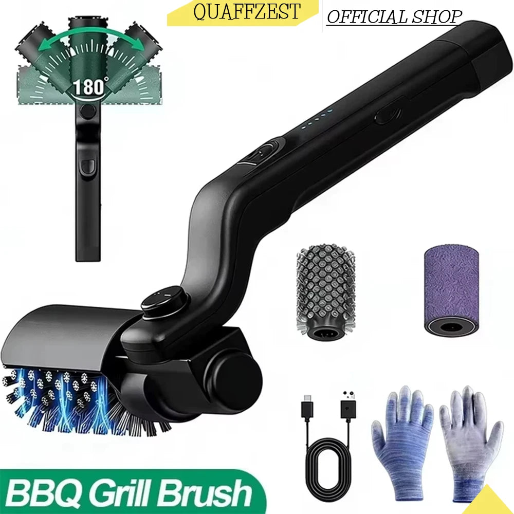 Electric BBQ Cleaner Brush | 2600mAh Battery | 90-120 Min Run Time