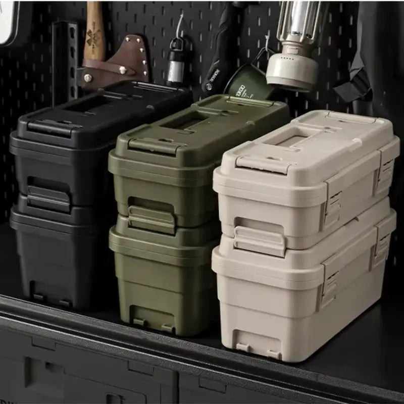4L/6.5L Stackable Bins Storage Connectable Toolbox Multiple Functions Storage Boxes & Bins Plastic Container Storage from PriceLows™