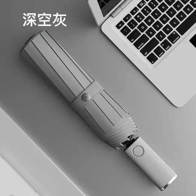 Automatic Folding Umbrella | LED Light | Windproof Design | Large Canopy