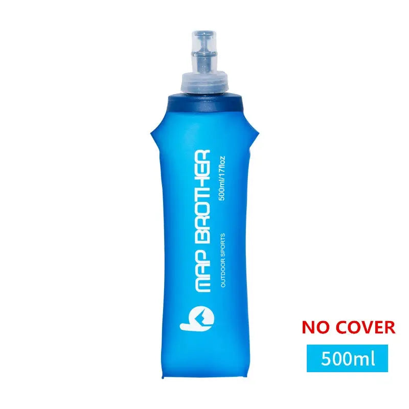 Map Brother 250ml 500ml Soft Flask Folding Collapsible Water Bottle TPU Free for Off Road Running Hydration Pack Waist Bag Vest from PriceLows™