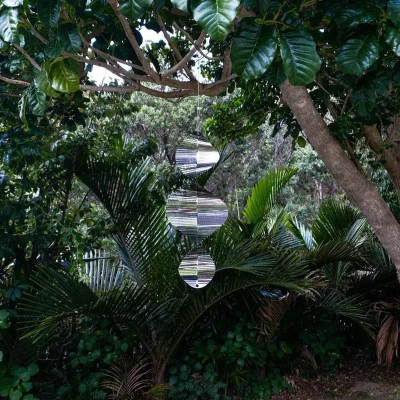 3d Rotating Wind Chimes Flip Spiral Pendant Patio Wind Spinner Bell For Home Decor Garden Hanging Decoration Outdoor Windchimes from PriceLows™