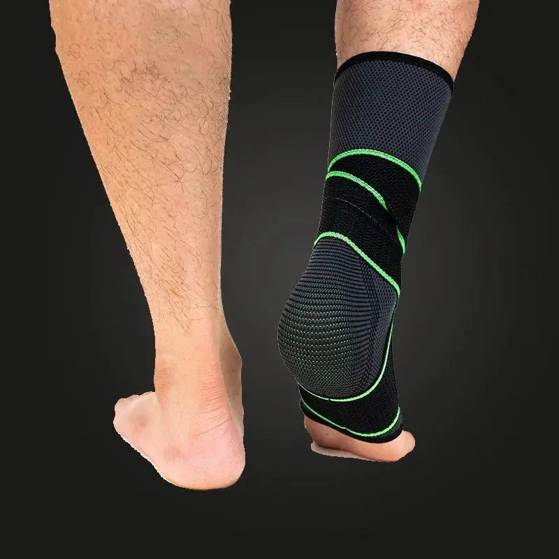 Ankle Support Brace | Breathable Nylon | Compression Strap | Sports Guard