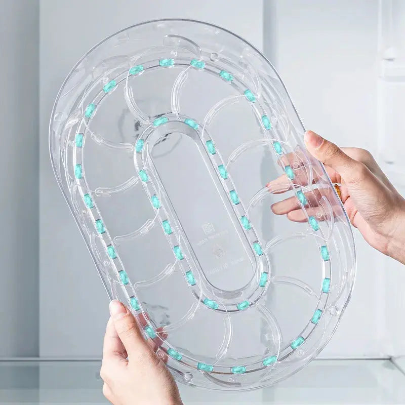 Refrigerator Storage Box | 360 Rotating | Multifunction Spice Organizer