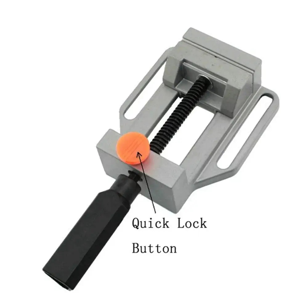 Medium-sized Counter Vise Aluminum Drill Press Vise Rotate Hand Tools Quick Release Mechanical Clamp / Color Random from PriceLows™