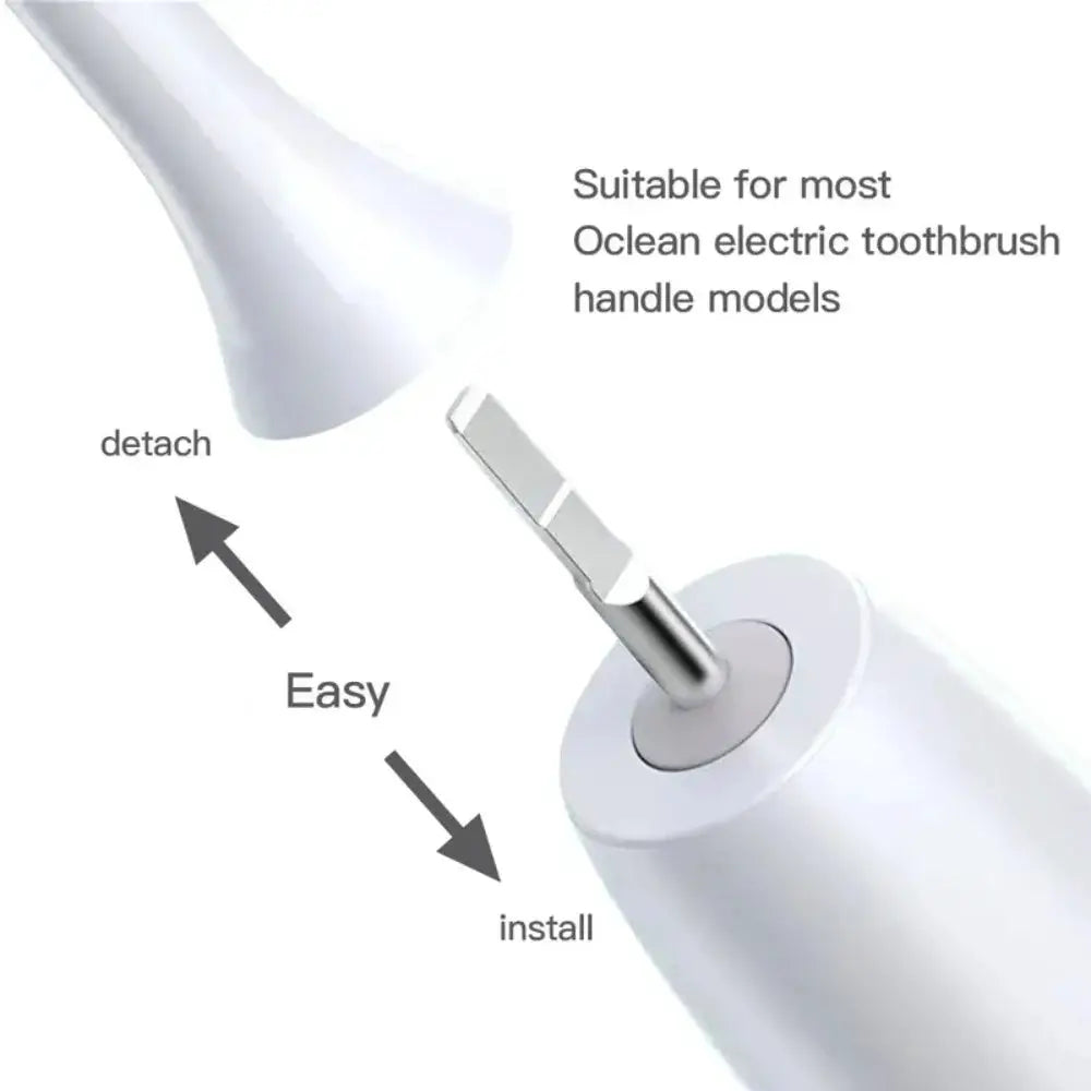 8pcs Replacement Brush Heads for Lebooo and Fupai / ZR Electric Toothbrush Dupont Bristle Sealed Bristle 0.4* 0.6-and 2.1-2.3cm from PriceLows™