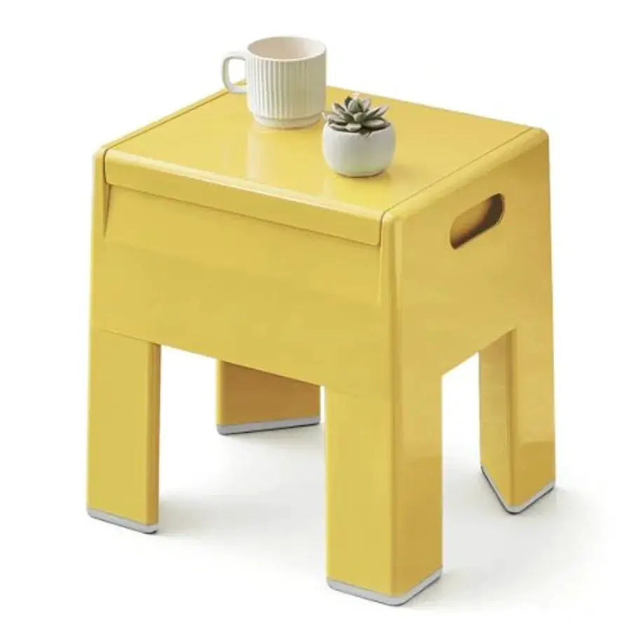 Nightstand Bedside with Storage Space, Multifunctional Colorful Plastic End Table Small Side Table for Bedroom, Dorm and Small from PriceLows™