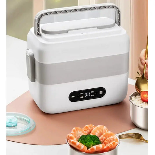 Portable Electric Heating Lunch Box Multi-Functional Reservation Electric Bento Box for Office Workers And Students from PriceLows™