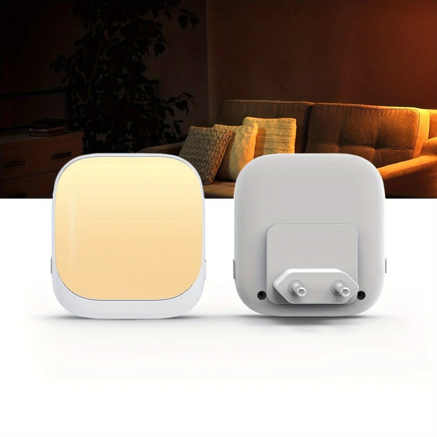 LED Night Light | 3 Brightness Levels | Dusk To Dawn Motion Sensor | Plug In