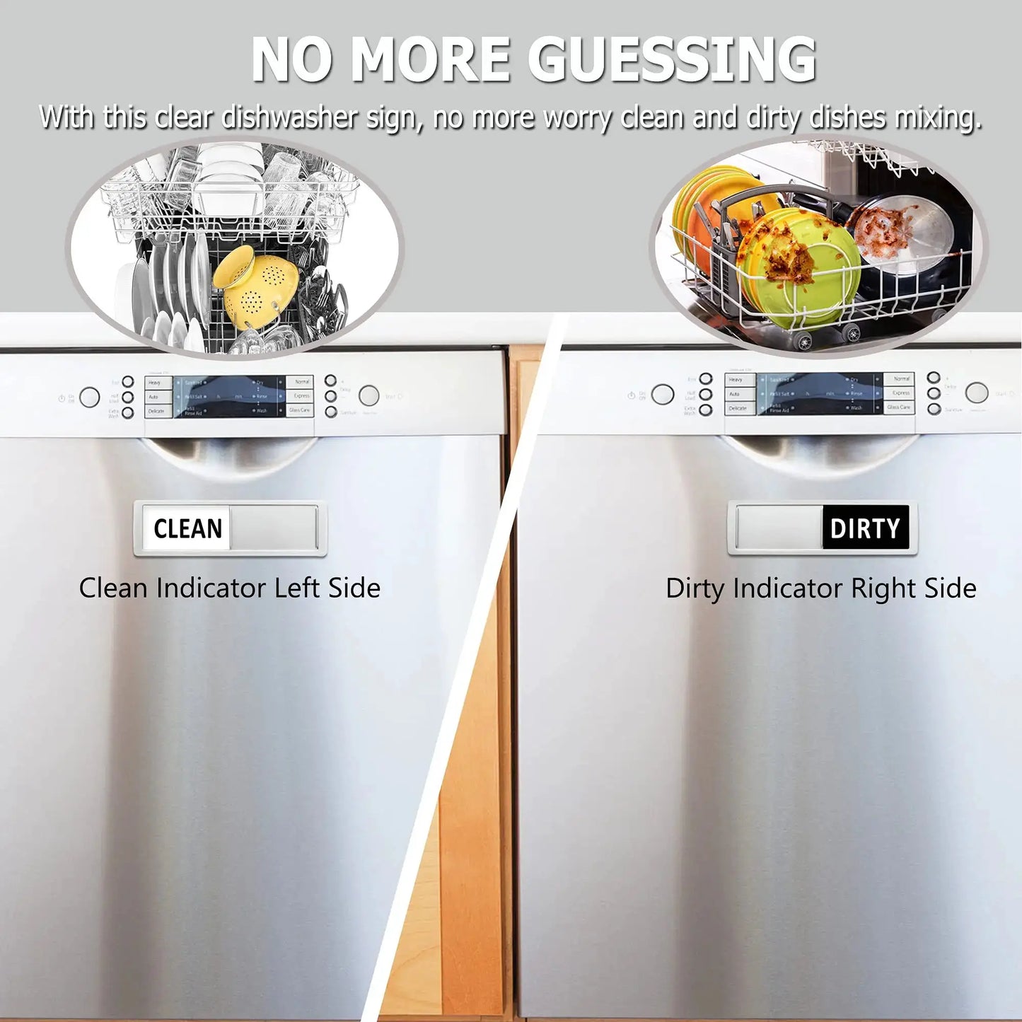 Dishwasher Magnet | Clean Dirty Sign | Strong Magnet