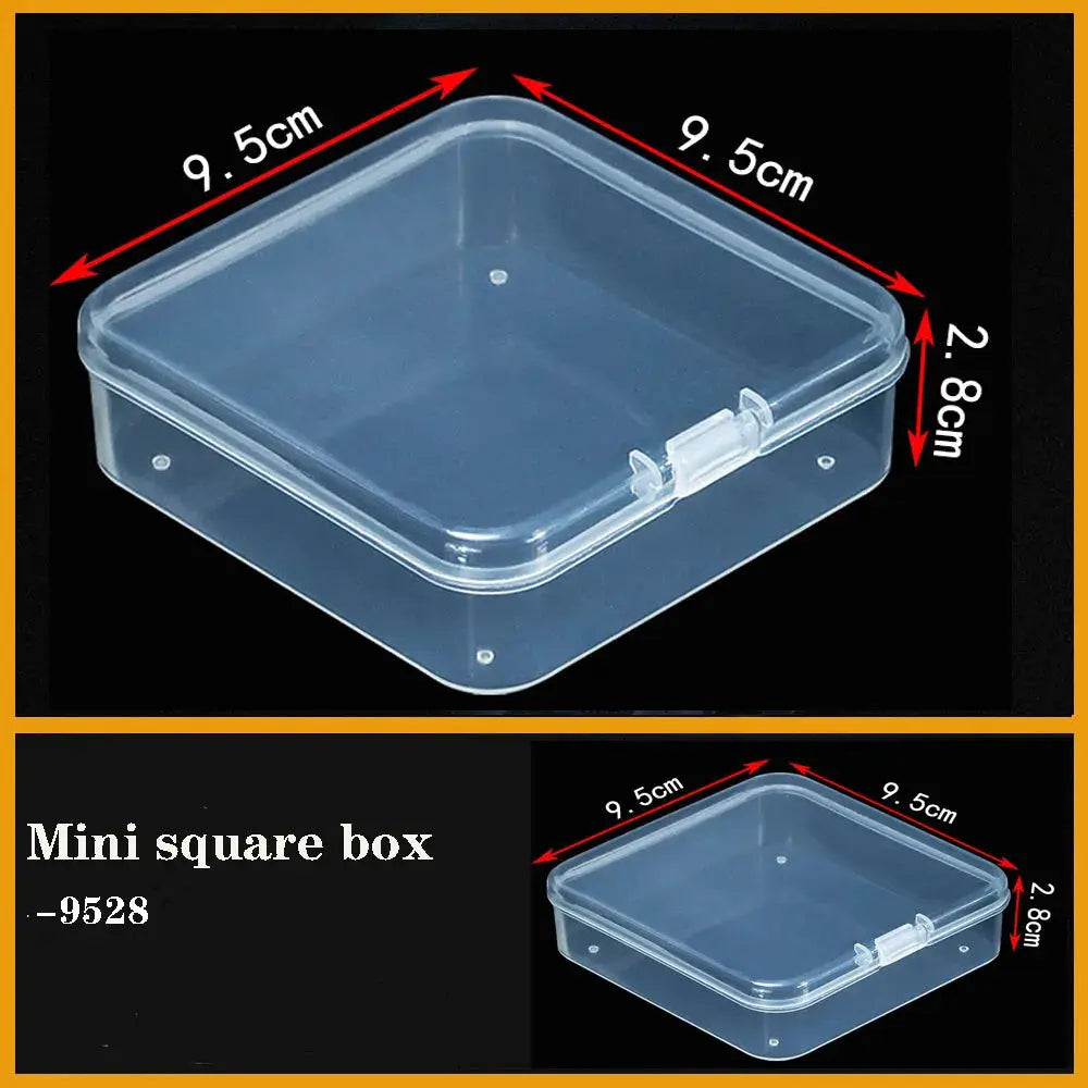 Transparent Plastic box Screw Compartment Box Jewelry Earring Display Case Container Clear Terminal Organizer Tool Storage boxes from PriceLows™