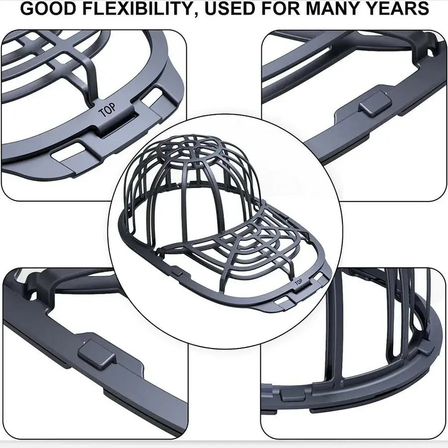 Hat Washing Cage | Durable Pp Plastic | Anti Deformation | Universal Fit