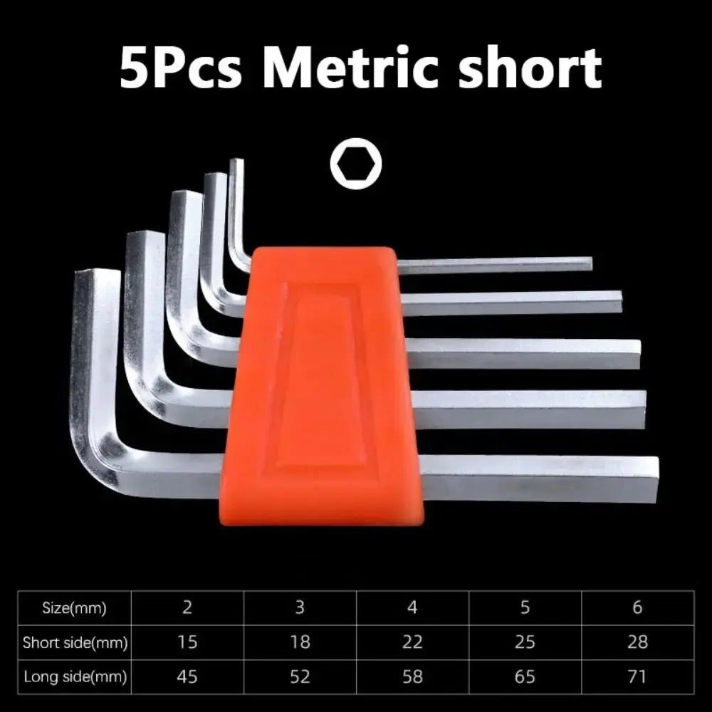 5/8/11 PCS Mini Portable Allen Wrench Metric Wrench Inch Wrench Easy To Carry L Wrench Size Allen Key Short Arm Tool Set from PriceLows™