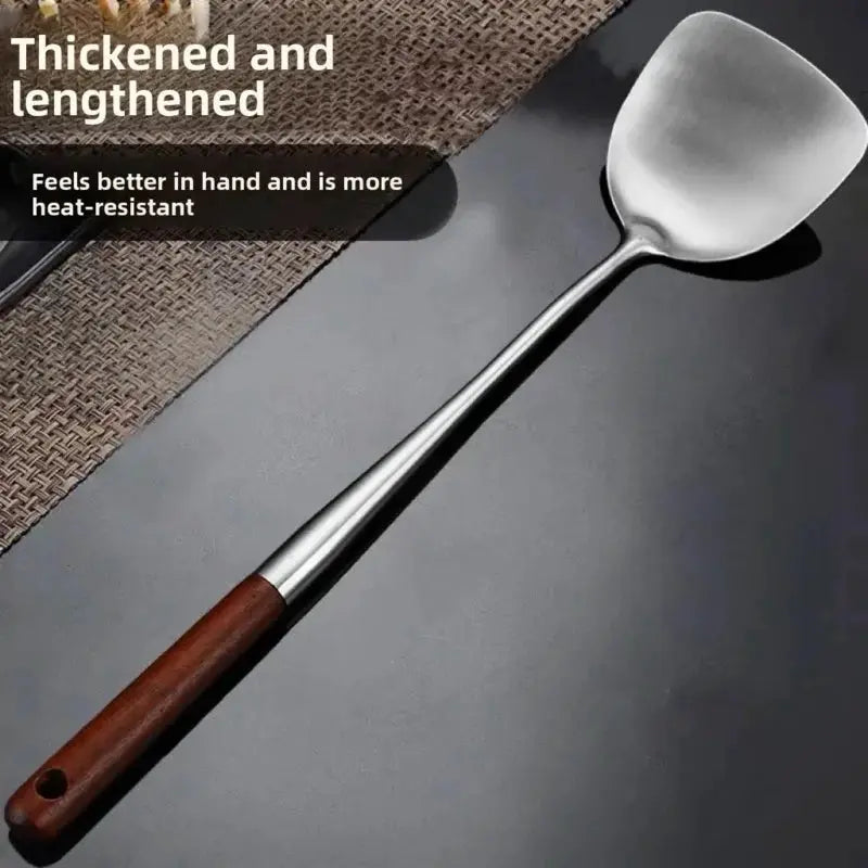 Kitchen Utensils Wok Spatula Iron and Ladle Tool Set Spatula for Stainless Steel Cooking Equpment Kitchen Accessories Essentials from PriceLows™