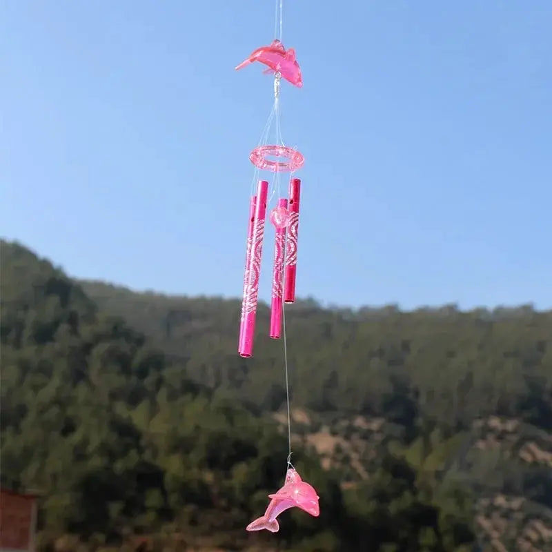 Wind Chime Angel Metal Aluminum Tubes Bell Wind Chime Creative Hollow Home Garden Wall Hanging Decoration Handmade Gift from PriceLows™