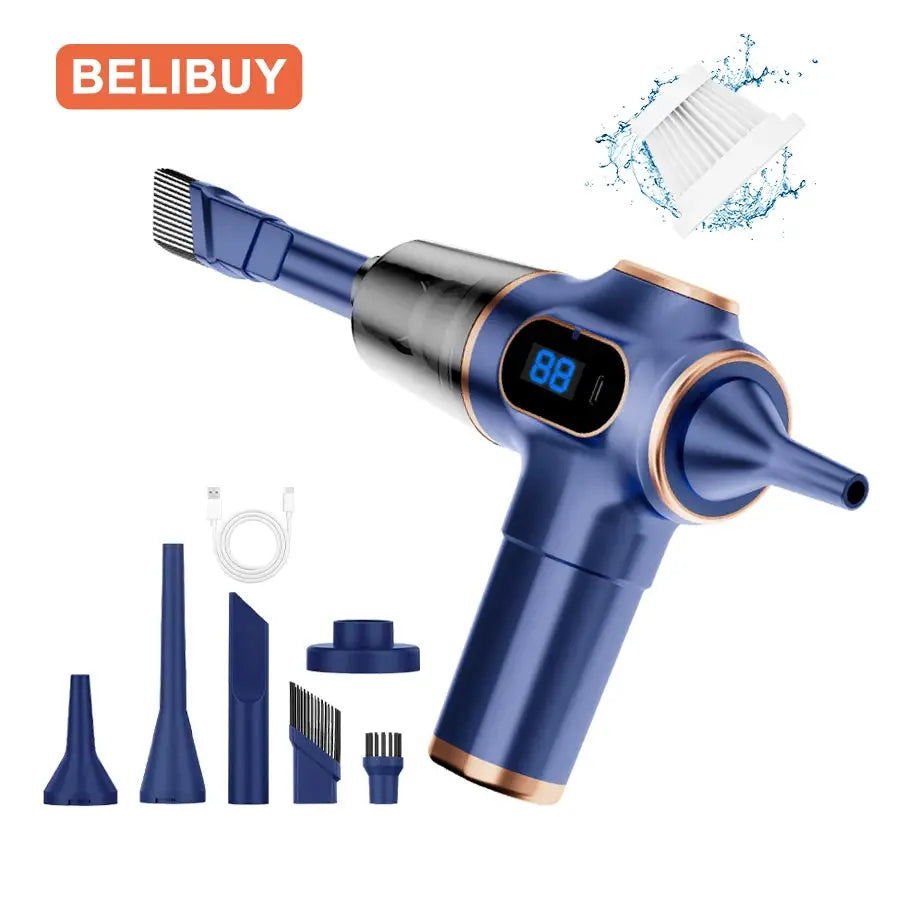 Wireless Car Vacuum Cleaner | High Power Suction | ABS Portable Design