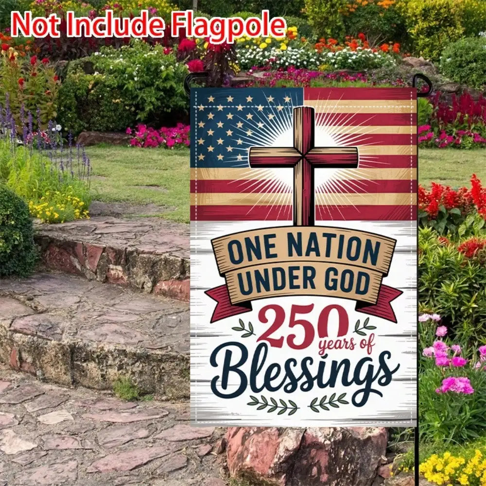 Garden Flag | Double-Sided American Flag | Heavy-Duty Outdoor