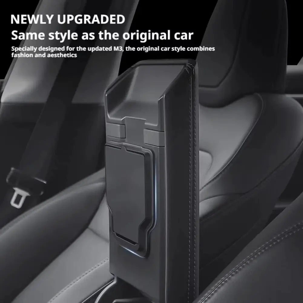 For Tesla Model Y Juniper 2025 Armrest Organizer Hidden Box Center Console Storage Box Trays For Tesla Highland 2025 from PriceLows™