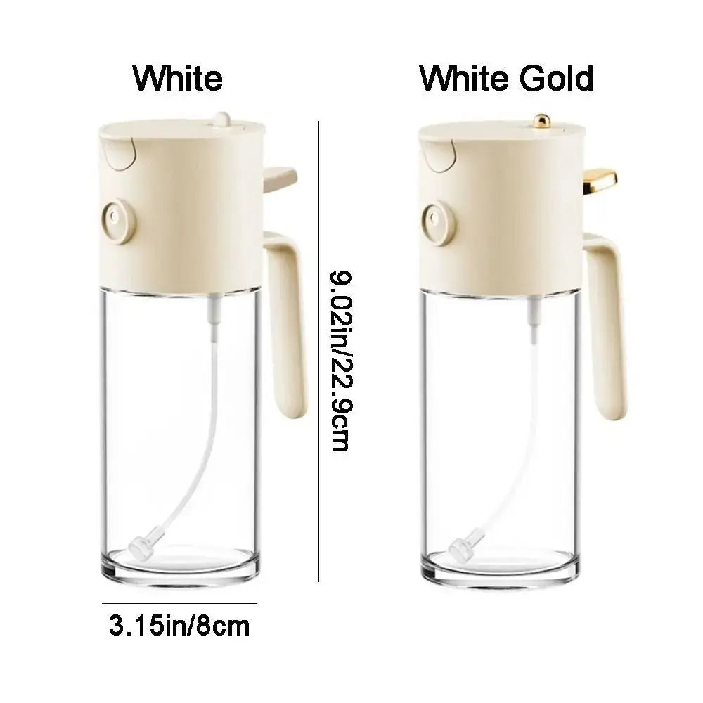 Oil Sprayer Bottle | 580 ML Capacity | Glass Sealed Leak Proof | Refillable