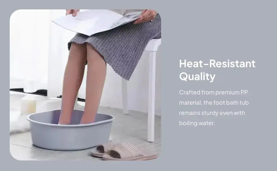 Massage Foot Soak Tub | Large Capacity | Convex Dots | Home Spa Basin