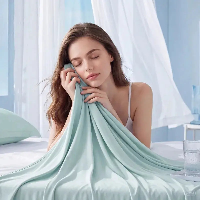 Solid Polyester Bed Sheet | 300 Thread Count | Moisture Absorbing Breathable