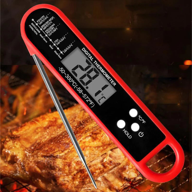 Meat Thermometer | Foldable Probe | Digital | One Size