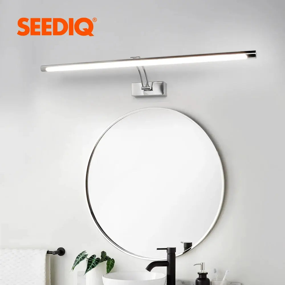 Modern Interior Wall Lamp 80 100cm Led Apply wall light Black Silver Bathroom Lighting Wall Mounted Picture Light Wall Sconce from PriceLows™